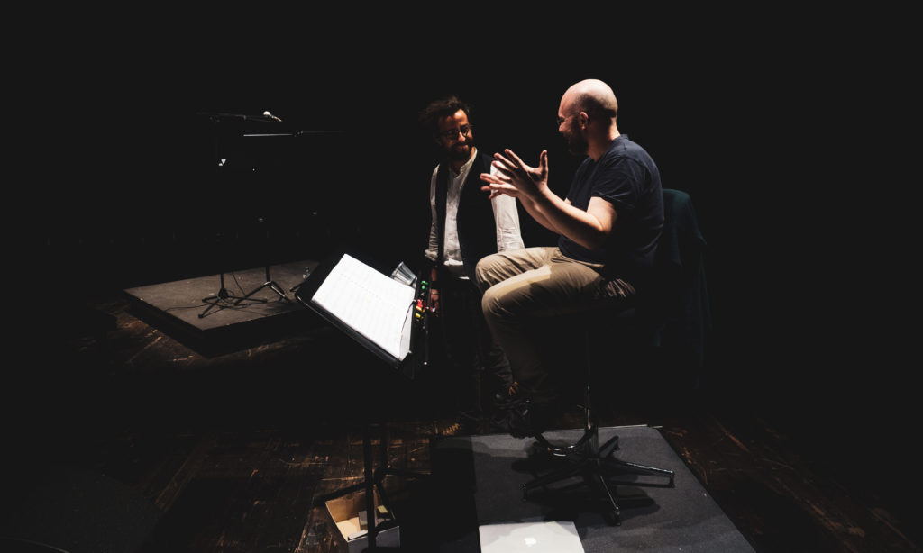 Lugano, LAC january 2019 with G. Marangoni during Silent Rehearsal